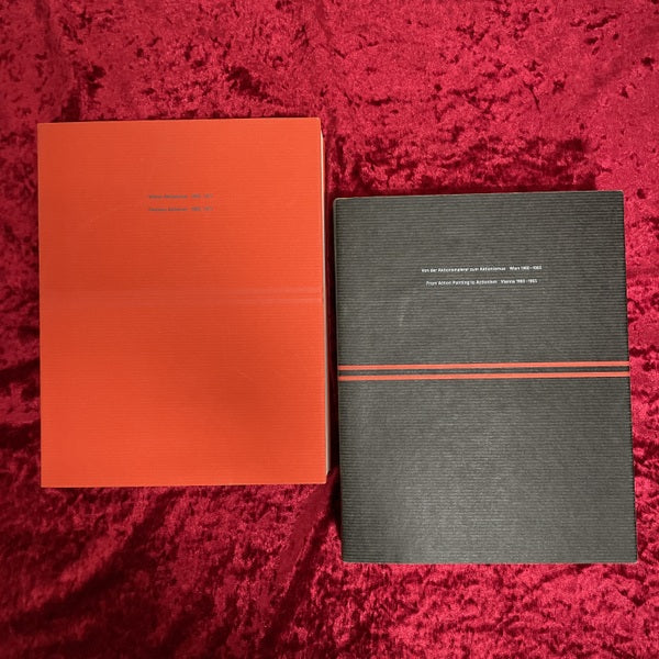 Von der Aktionsmalerei zum Aktionismus. Wien 1960–1965（From Action Painting to Actionism. Vienna 1960–1965）／Wiener Aktionismus 1960–1971（Viennese Actionism 1960–1971）　洋書　2冊セット