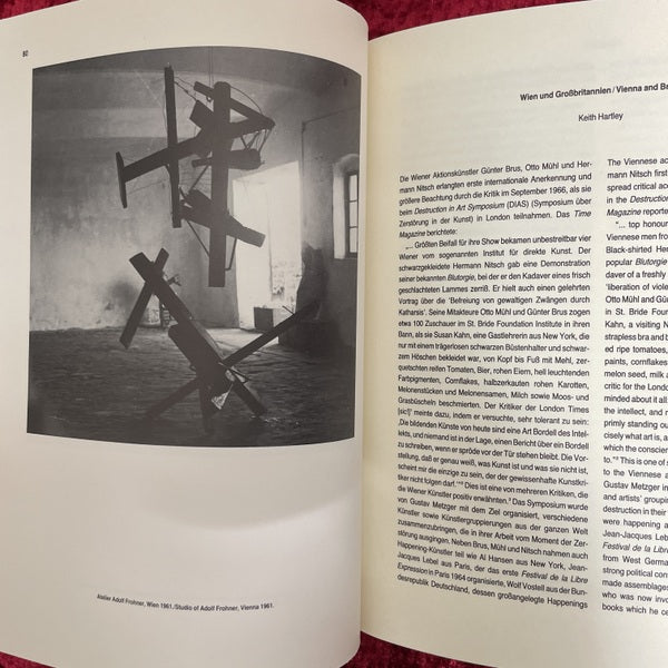 Von der Aktionsmalerei zum Aktionismus. Wien 1960–1965（From Action Painting to Actionism. Vienna 1960–1965）／Wiener Aktionismus 1960–1971（Viennese Actionism 1960–1971）　洋書　2冊セット