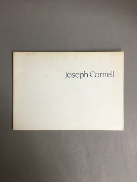 Joseph Cornell　展覧会図録　洋書