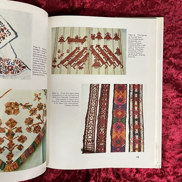 The Embroidery of Mexico and Guatemala　洋書