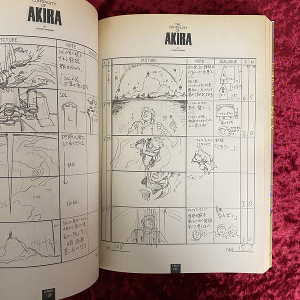 アキラ絵コンテ集　１・２　2冊セット