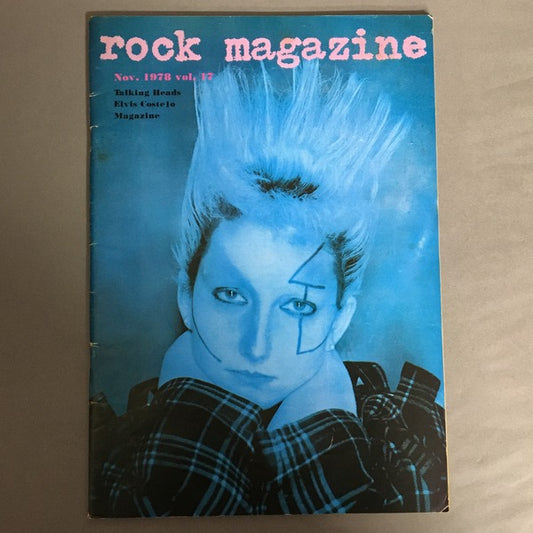 rock magazine   1978年11月　Vol.17