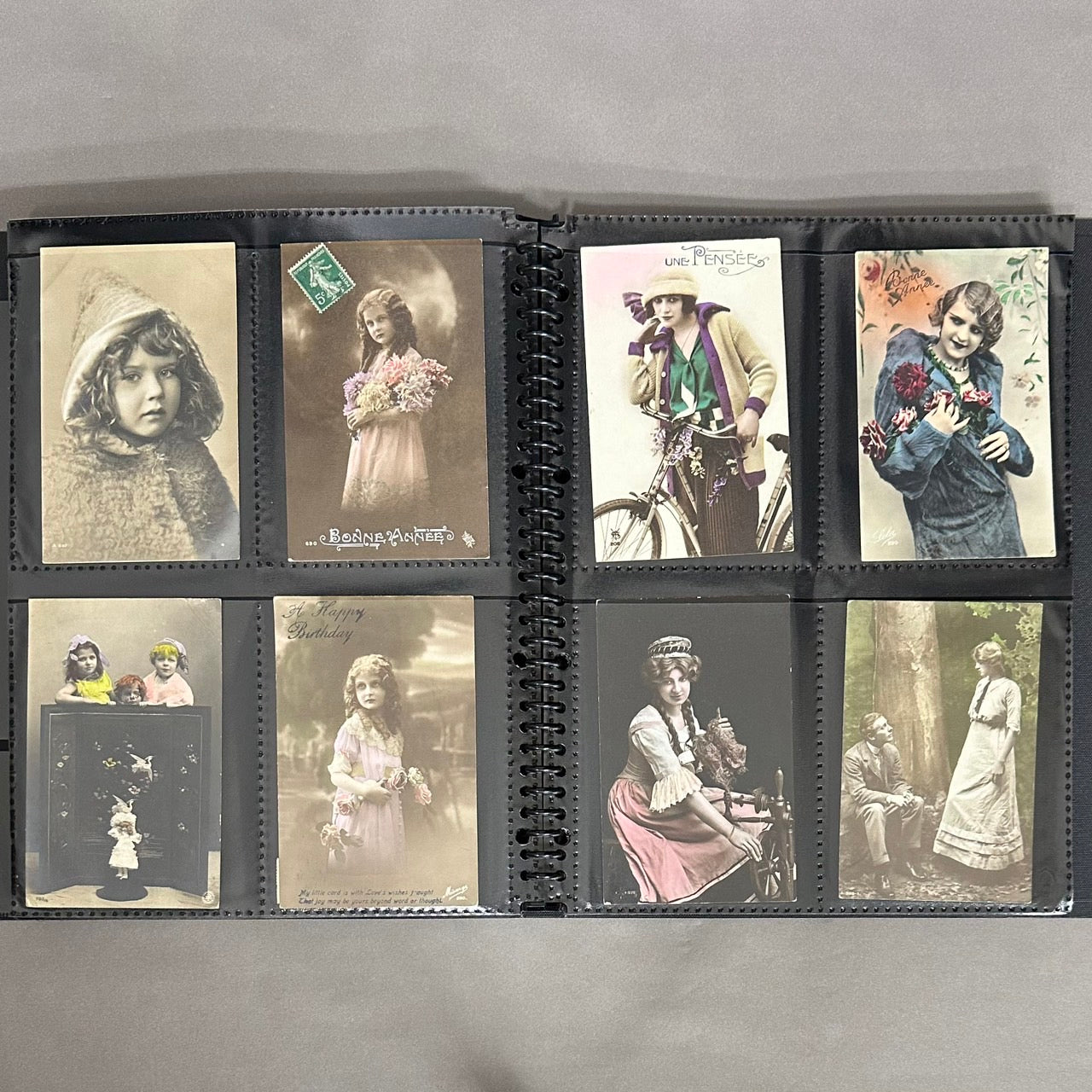 テーマ別（母子、家族、動物、シーズンetc.）少女　林由紀子さんの絵葉書コレクション　171枚