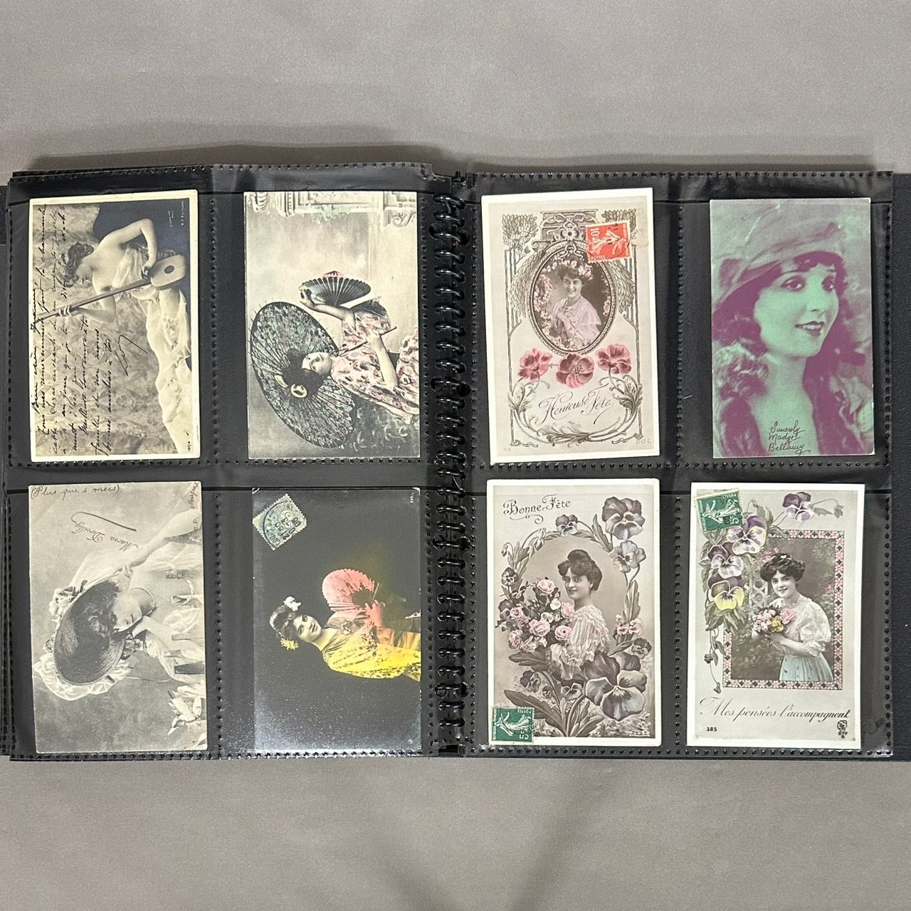 女優、ファッション　林由紀子さんの絵葉書コレクション　278枚