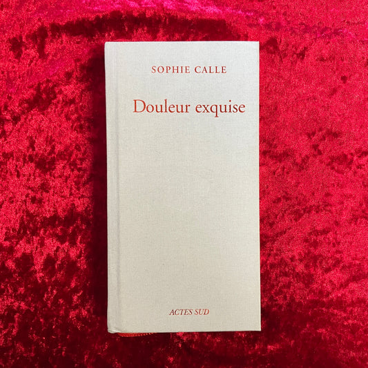 Douleur exquise (限局性激痛)   ソフィ・カル 洋書