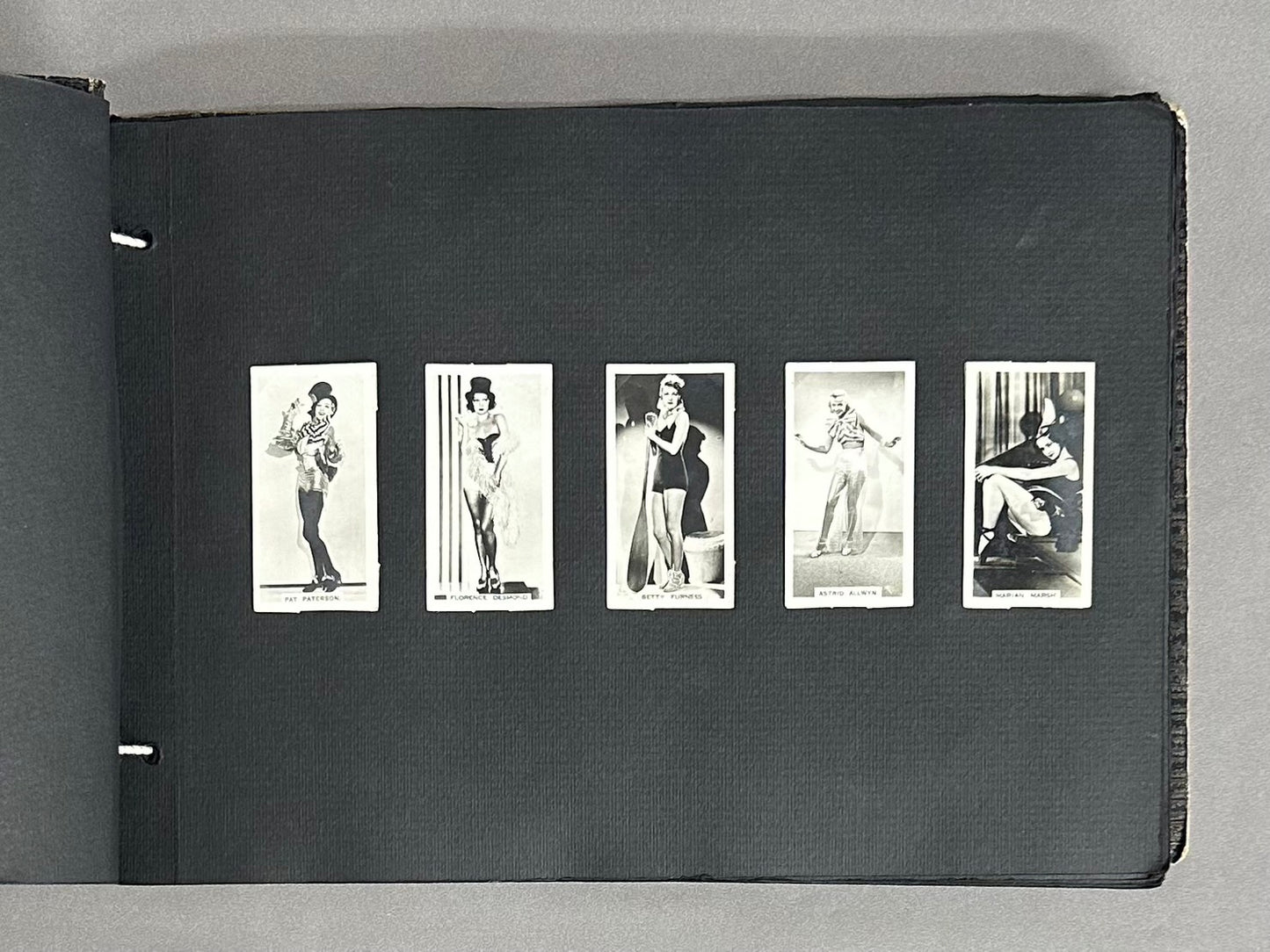 シガレットカード、ピンナップ貼り込み帖 林由紀子さんのコレクション　172枚