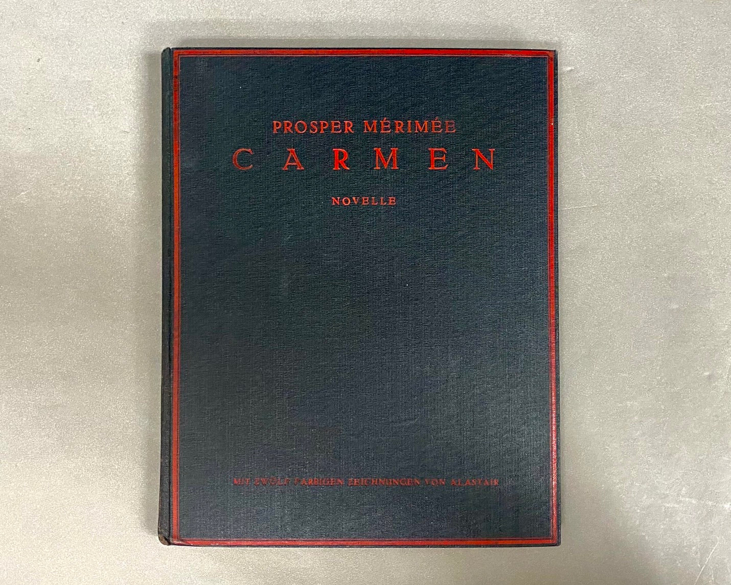 Carmen. Novelle. カルメン アラステア挿絵　（林由紀子蔵書票貼付)