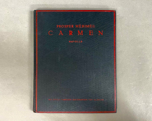 Carmen. Novelle. カルメン アラステア挿絵　（林由紀子蔵書票貼付)