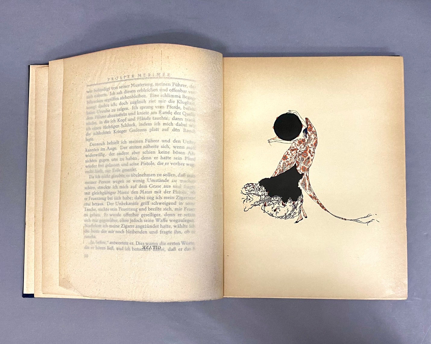 Carmen. Novelle. カルメン アラステア挿絵　（林由紀子蔵書票貼付)