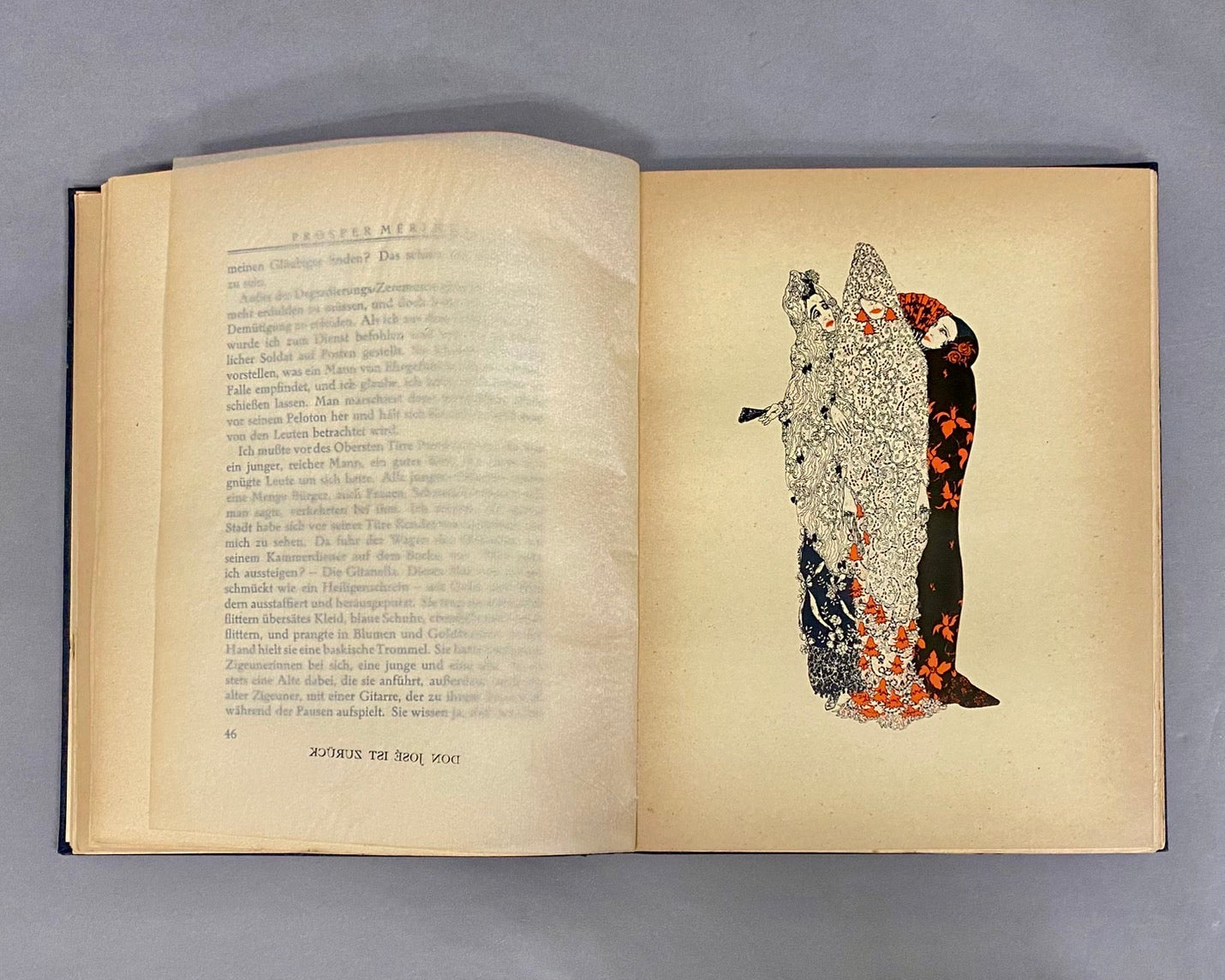 Carmen. Novelle. カルメン アラステア挿絵　（林由紀子蔵書票貼付)