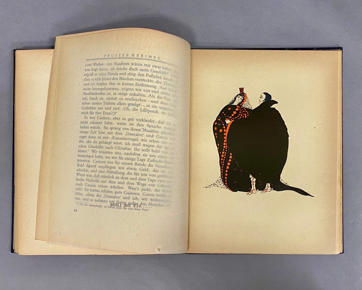 Carmen. Novelle. カルメン アラステア挿絵　（林由紀子蔵書票貼付)