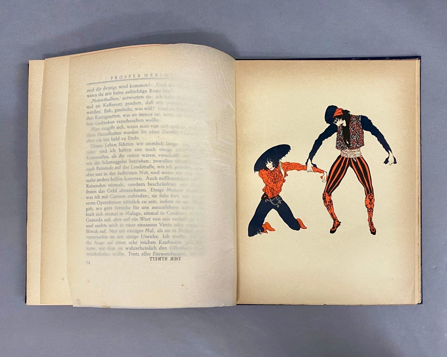 Carmen. Novelle. カルメン アラステア挿絵　（林由紀子蔵書票貼付)