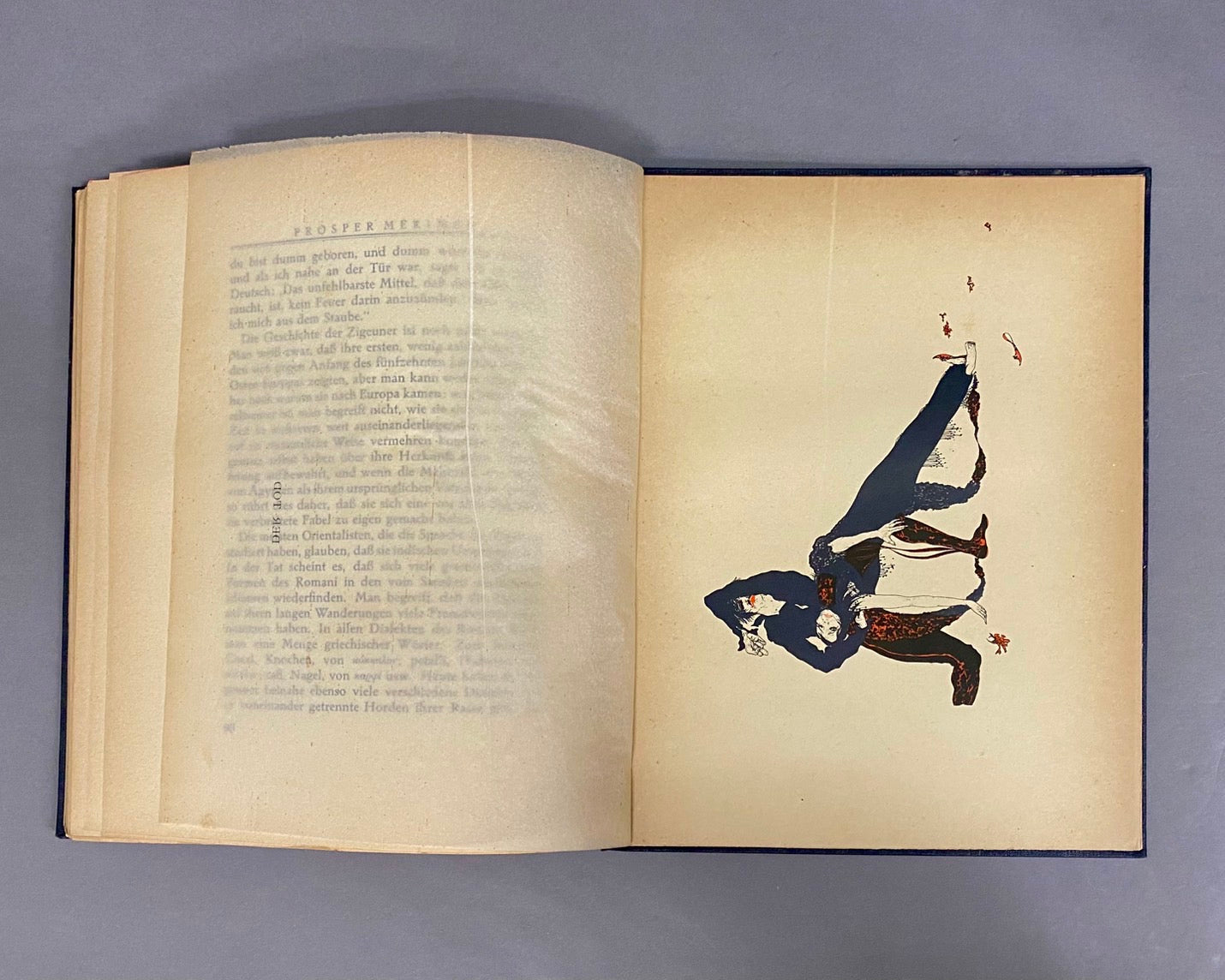 Carmen. Novelle. カルメン アラステア挿絵　（林由紀子蔵書票貼付)