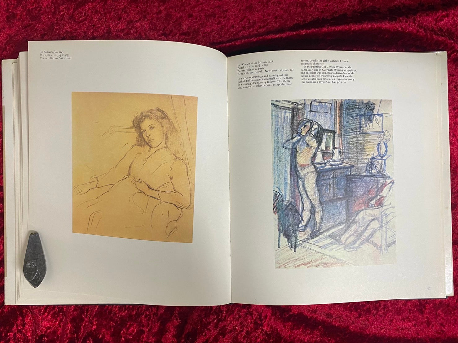 Balthus Drawing and Watercolors バルテュスの素描と水彩画 洋書