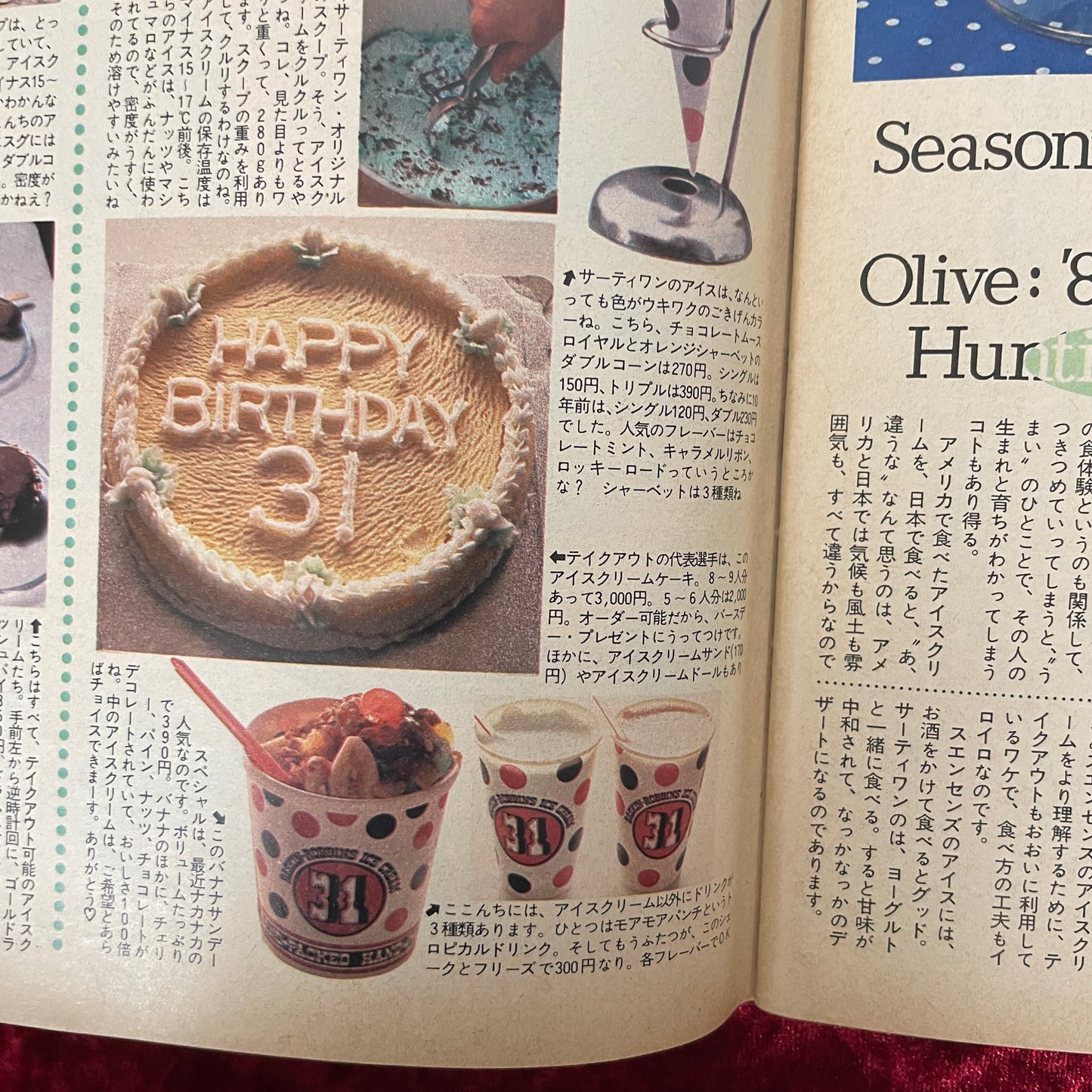 Olive（オリーブ）1983年7/18号　NO.27　いま、重要なのはミュージック的生活