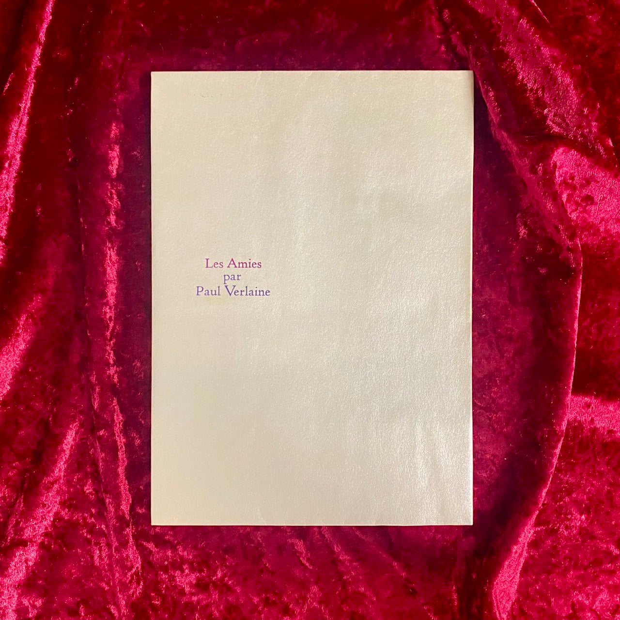 女友達　 ポール・ヴェルレーヌ詩集