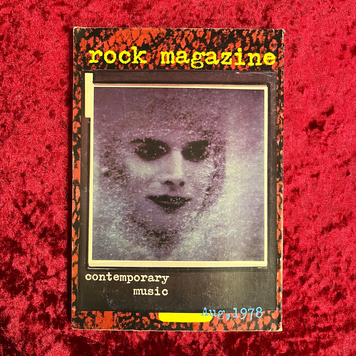 rock magazine   1978年8月　no. 15