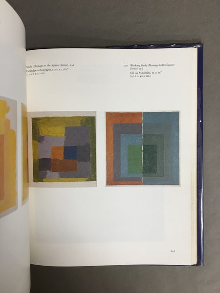 JOSEF ALBERS　a retrospective　ヨゼフ・アルバース回顧展図録　洋書