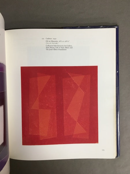 JOSEF ALBERS　a retrospective　ヨゼフ・アルバース回顧展図録　洋書