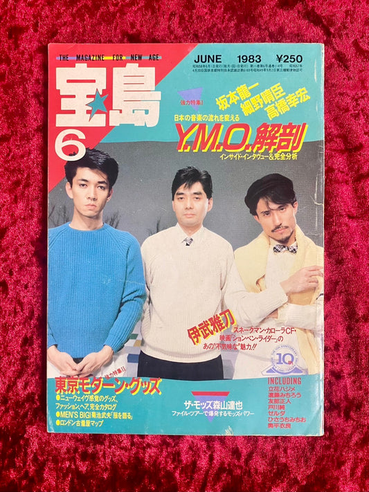 宝島　1983年6月号　Y.M.O.解剖