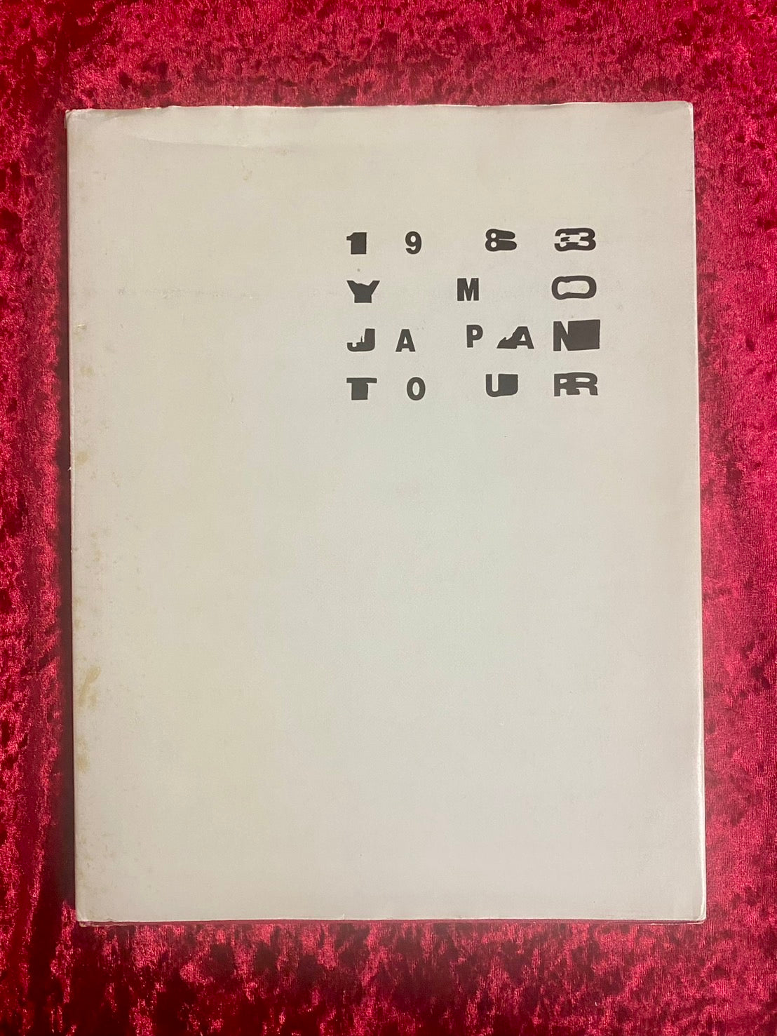 1983 Ymo Japan Tour Chaos パンフレット
