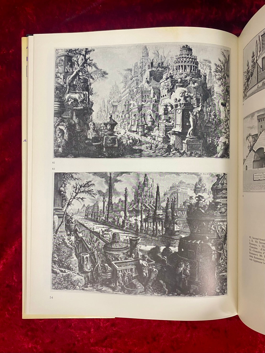 牢獄/ローマの古代遺跡　画：ピラネージ