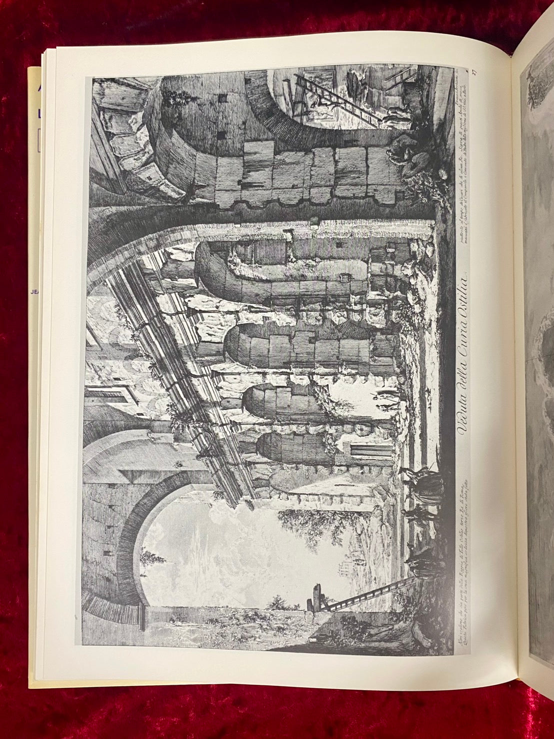 牢獄/ローマの古代遺跡　画：ピラネージ