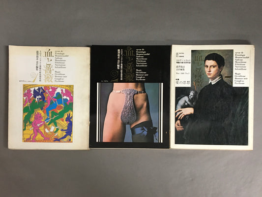 血と薔薇　エロチシズムと残酷の総合研究誌　澁澤龍彦責任編集　三冊揃