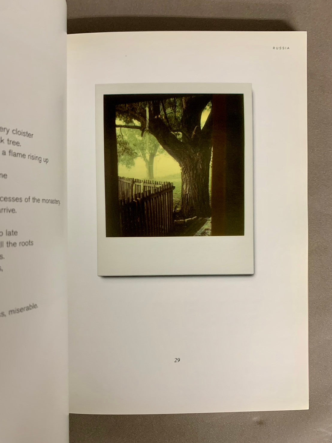 Instant Light　Tarkovsky Polaroids　タルコフスキーのポラロイド写真　洋書